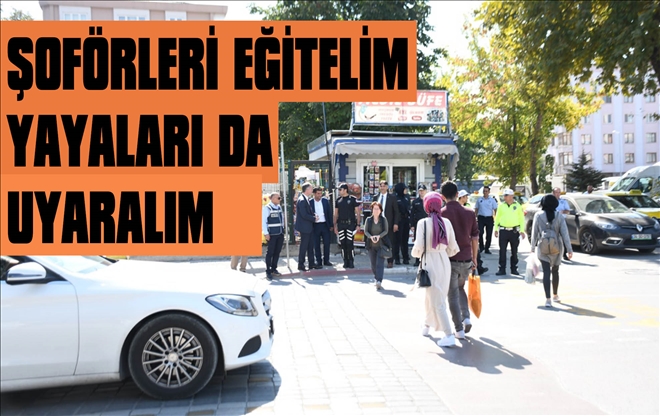 İNEGÖL´DE ?YAYA GEÇİDİ NÖBETİ? ETKİNLİĞİ YAPILDI