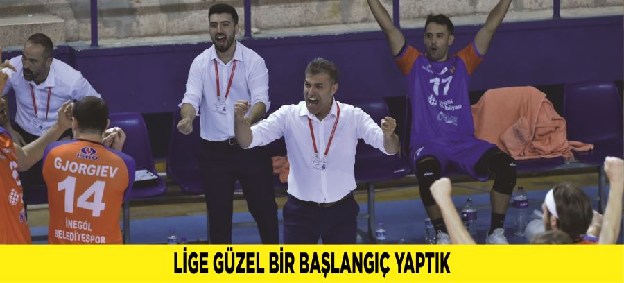 LİGE GÜZEL BİR BAŞLANGIÇ YAPTIK 